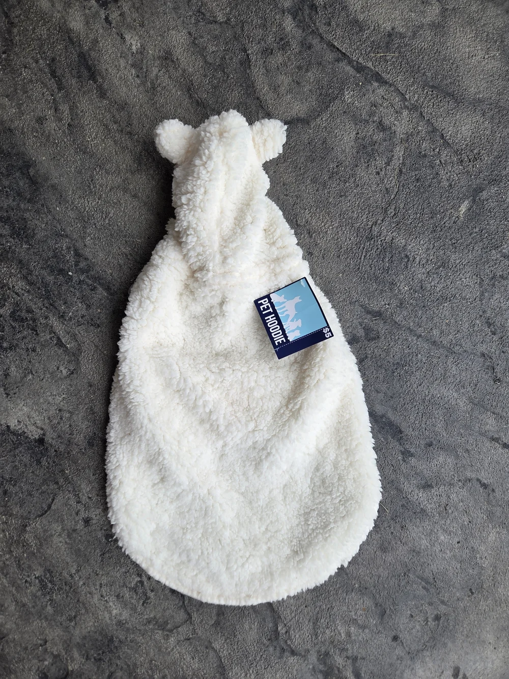 Cozy Cream Sherpa Pet Hoodie - Plush Dog Hoodie